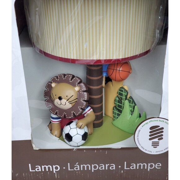 Rare Lambs & Ivy Team Safari Collection Baby Lamp – Adorable Nursery Décor - Picture 2 of 10